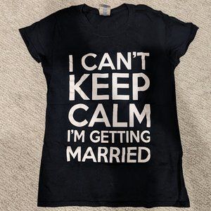 Black Graphic Tee Shirt Women's Small